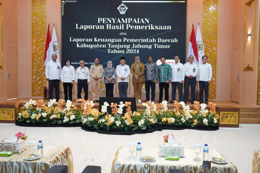 Kinerja Keuangan Baik, Pemkab Tanjabtim Diganjar WTP ke-8